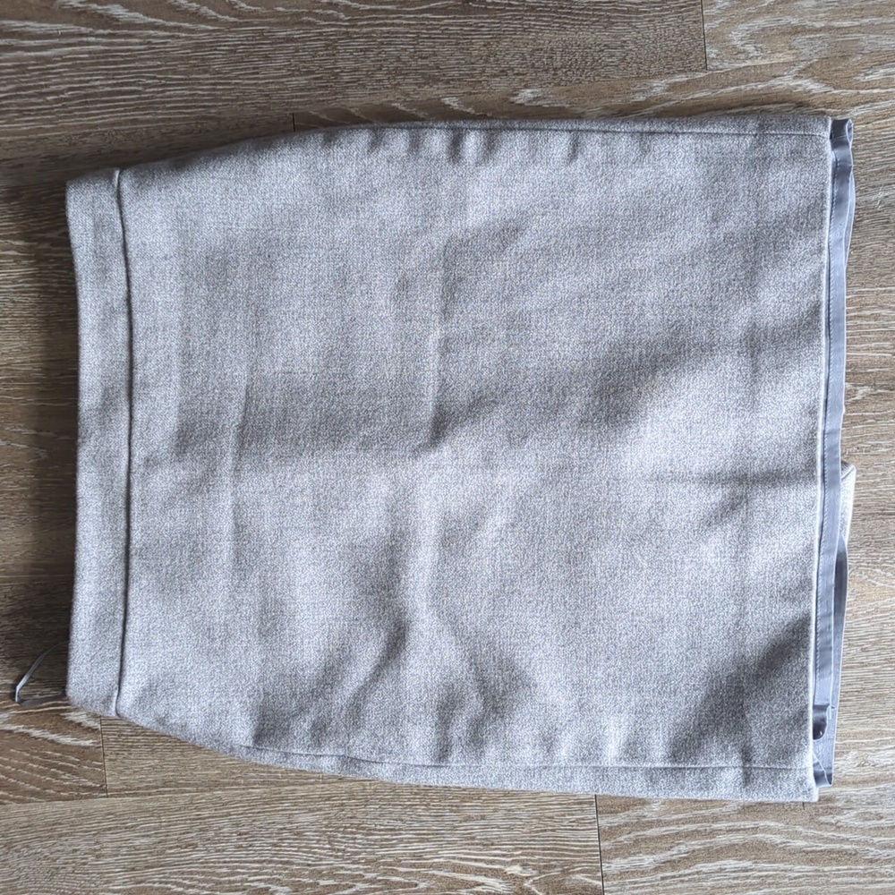 J. Crew Gray Wool, polyester lined pencil skirt in 6 Petite